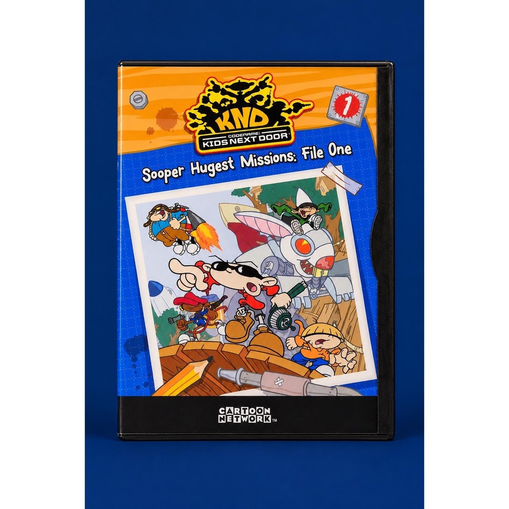Cartoon Network KND Kid's Next Door Sooper Hugest Missions: File One DVD, TESTED